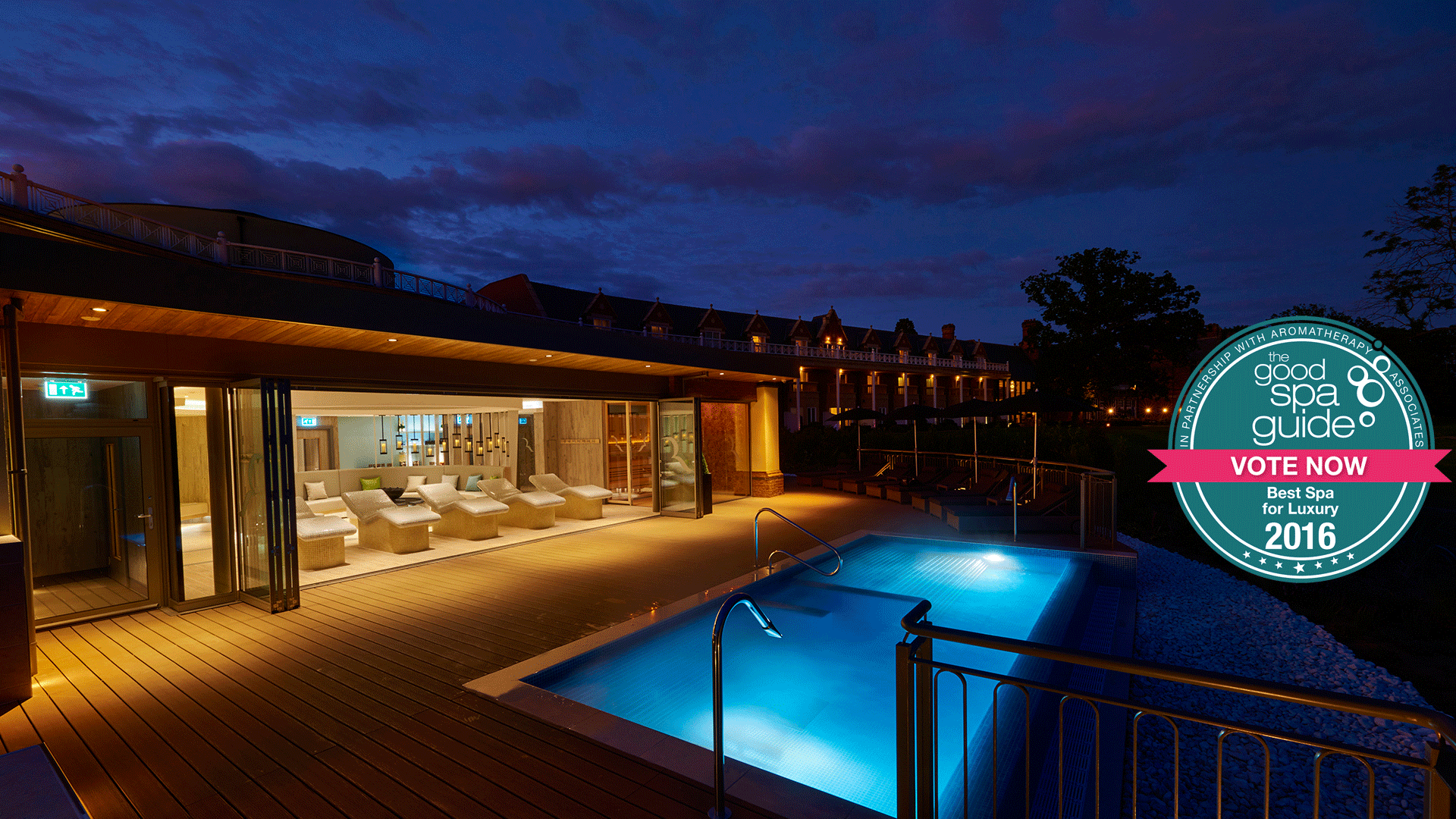 Rockliffe Hall shortlisted for ‘Best Spa For Luxury’ award!